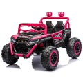 Sunnyfree 24V Ride On Toys, 800W 2 Seater Power Car Wheel with Romote Control, Spring Suspension, Bluetooth Music