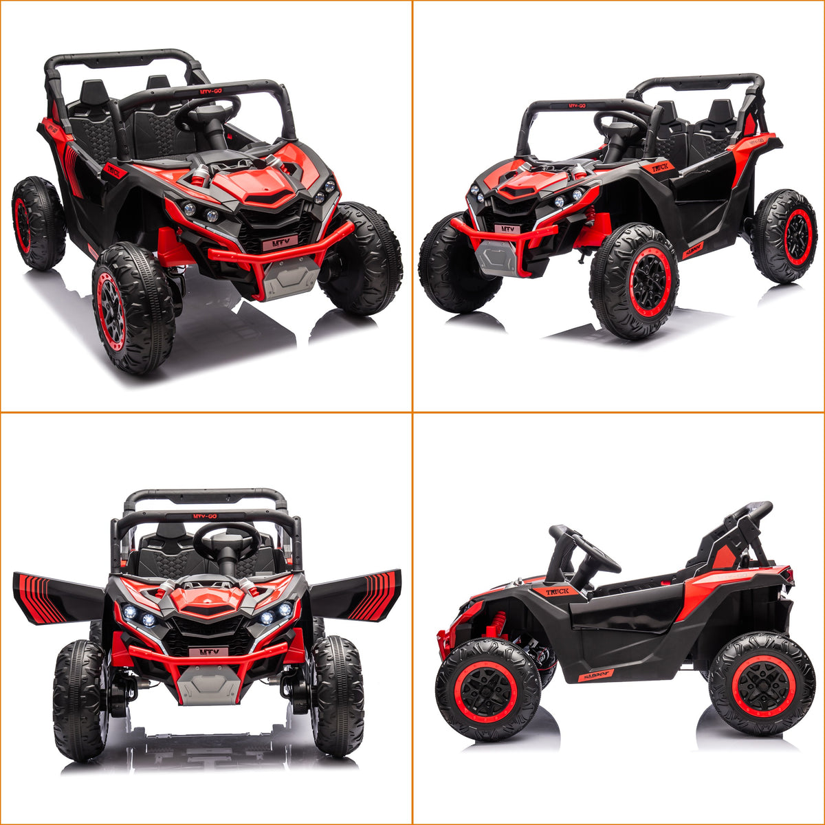 Sunnyfree Powerful ATV 24-volt Red Riding Toys (Battery Charger Included)