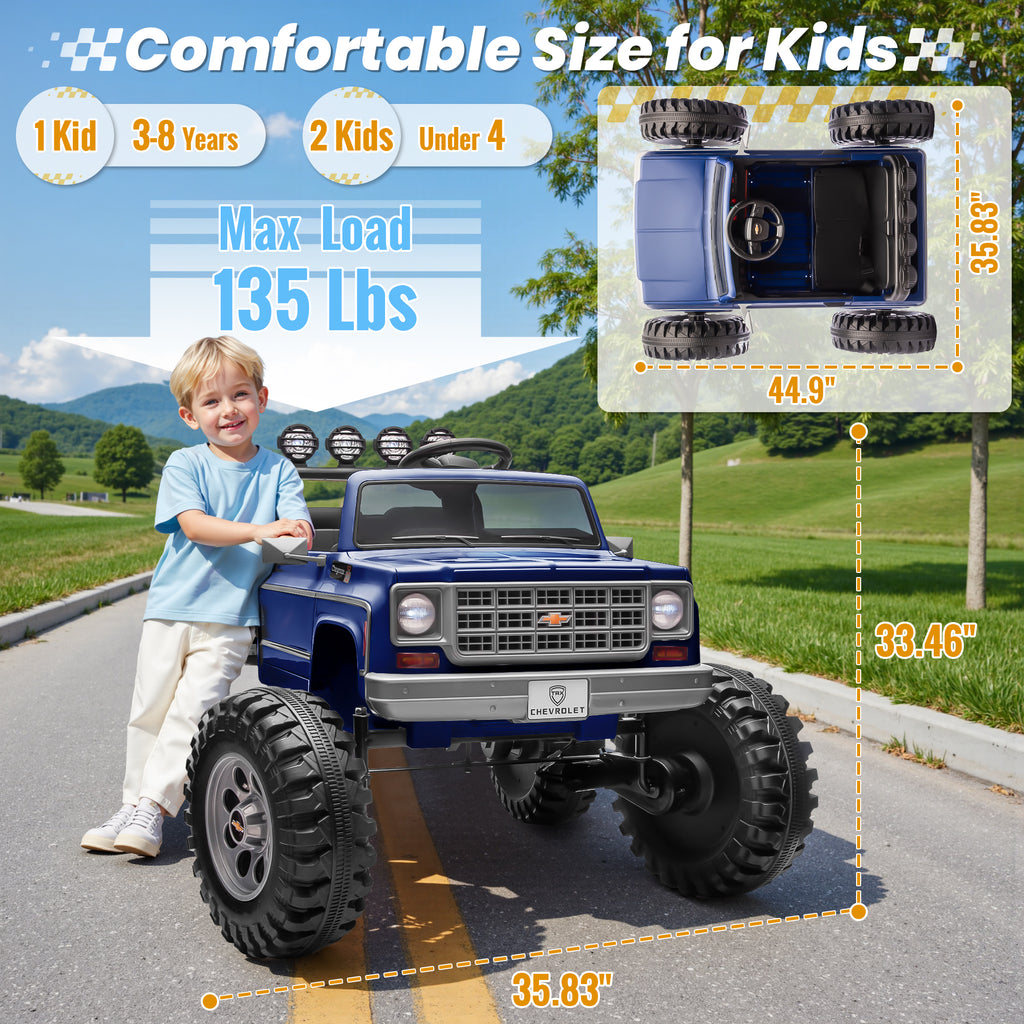 Sunnyfree Powerful ATV 24-volt Blue Riding Toys (Battery Charger Included)