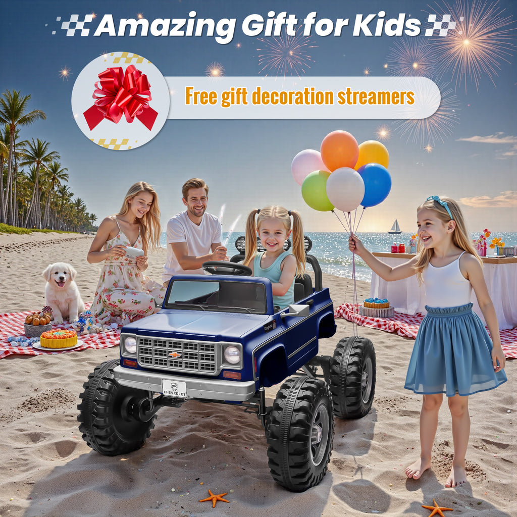 Sunnyfree Powerful ATV 24-volt Blue Riding Toys (Battery Charger Included)