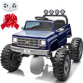 Sunnyfree Powerful ATV 24-volt Blue Riding Toys (Battery Charger Included)