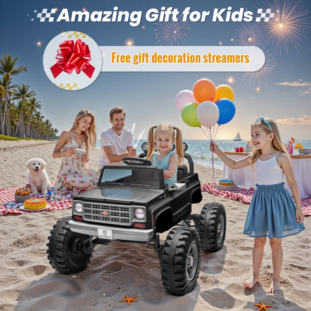 Sunnyfree Powerful ATV 24-volt Black Riding Toys (Battery Charger Included)
