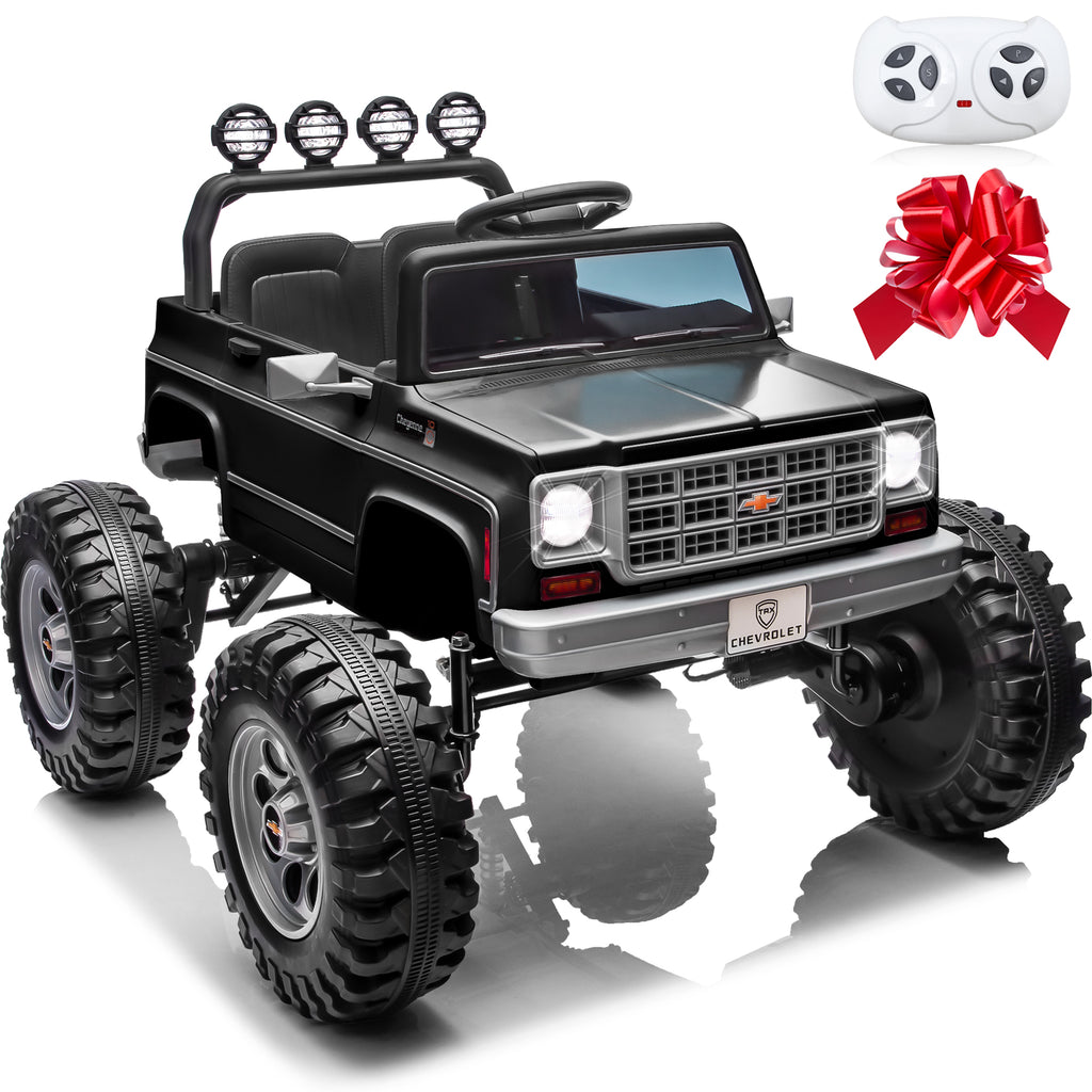Sunnyfree Powerful ATV 24-volt Black Riding Toys (Battery Charger Included)