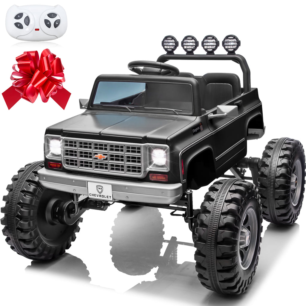 Sunnyfree Powerful ATV 24-volt Black Riding Toys (Battery Charger Included)