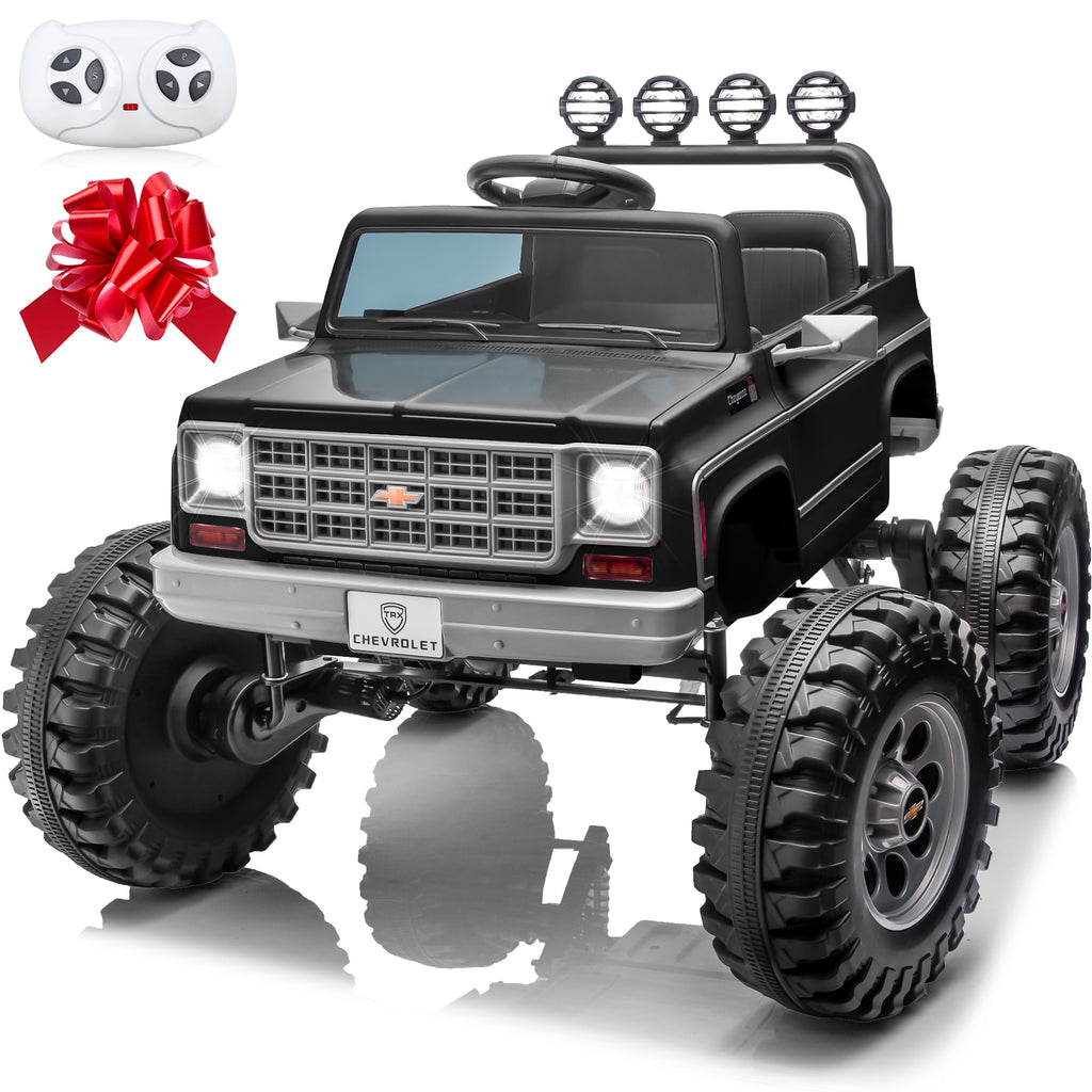 Sunnyfree Powerful ATV 24-volt Black Riding Toys (Battery Charger Included)