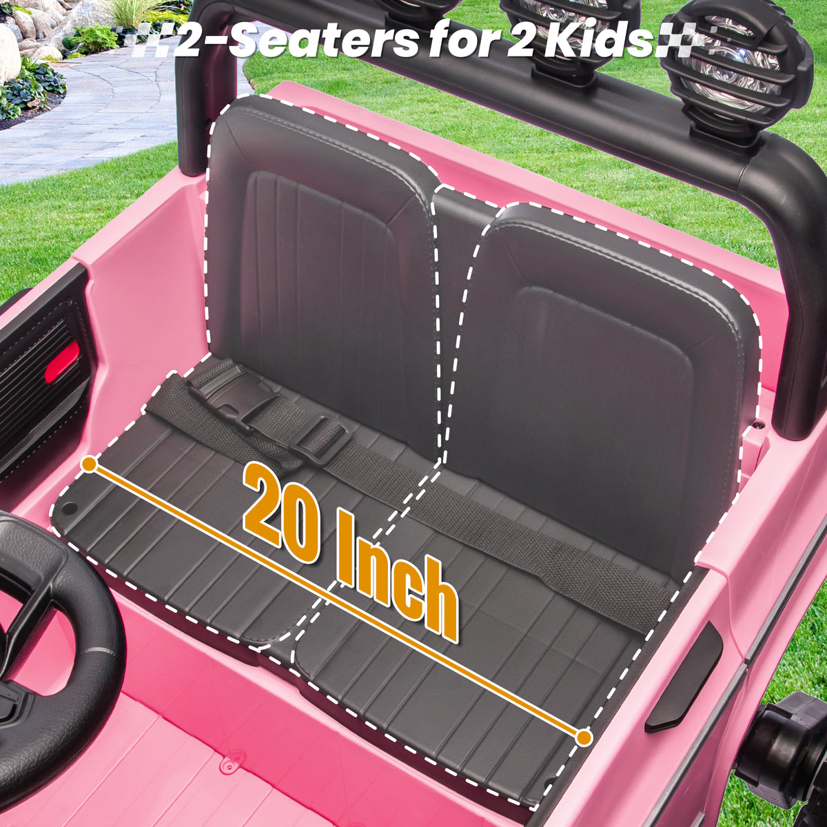 Sunnyfree Powerful ATV, Pink 24-volt Riding Toys