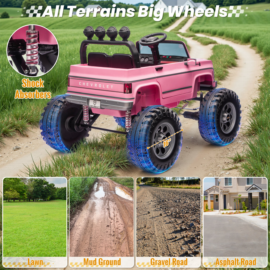 Sunnyfree Powerful ATV, Pink 24-volt Riding Toys