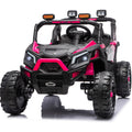 Sunnyfree 4WD 24 Volt Ride on Toys, 2 Seaters Electric Car for Kids with Remote Control, 3 Speeds, Bluetooth
