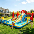 Sunnyfree 13 in 1 Inflatable Bounce House with Blower, 185" × 157" × 83" Oversized Inflatable Water Slide Park, Indoor&Outdoor Bounce Castle