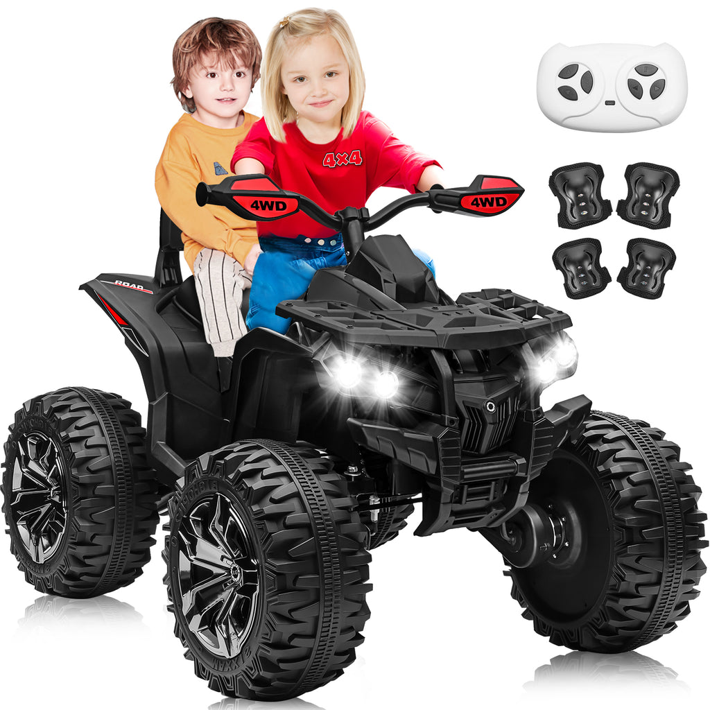 Sunnyfree Powerful ATV 24-volt Black Riding Toys (Powerful ATV)