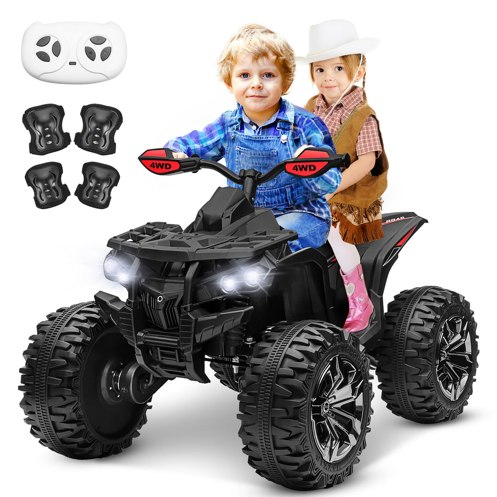 Sunnyfree Powerful ATV 24-volt Black Riding Toys (Powerful ATV)
