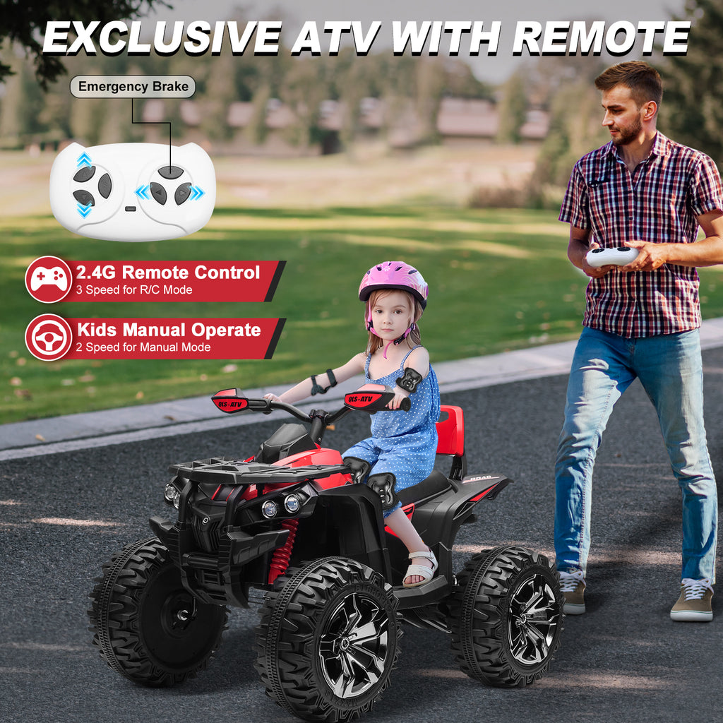 Sunnyfree Powerful ATV 24-volt Red Riding Toys (Powerful ATV)