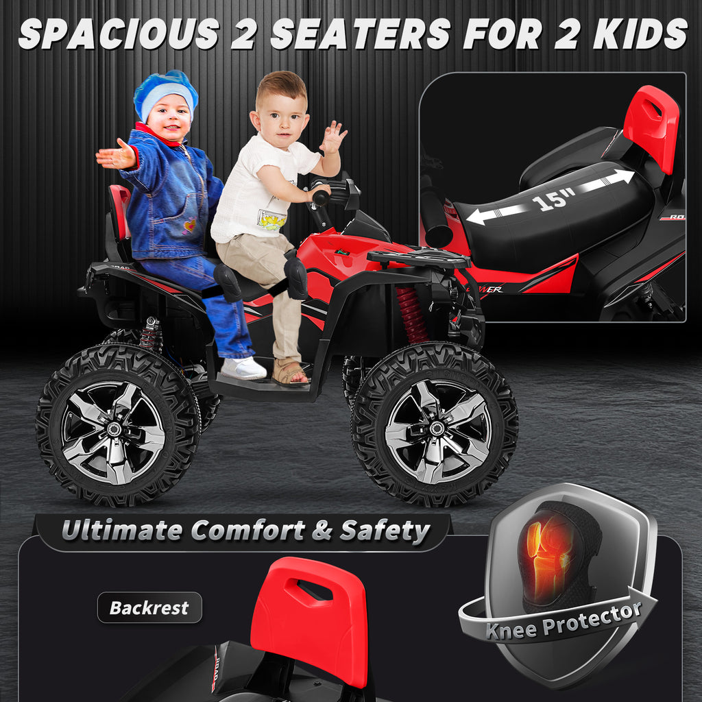 Sunnyfree Powerful ATV 24-volt Red Riding Toys (Powerful ATV)