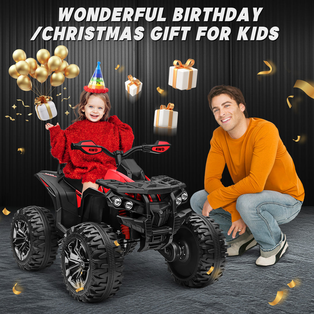Sunnyfree Powerful ATV 24-volt Red Riding Toys (Powerful ATV)