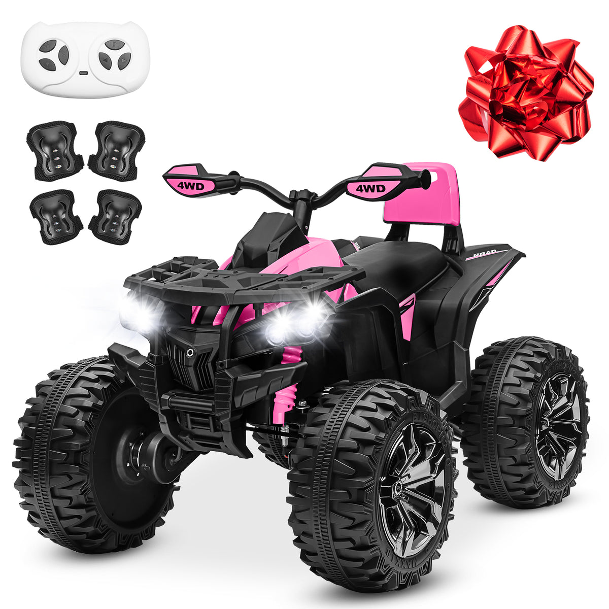 Sunnyfree Powerful ATV, 24-volt Riding Toys (Battery Charger Included)