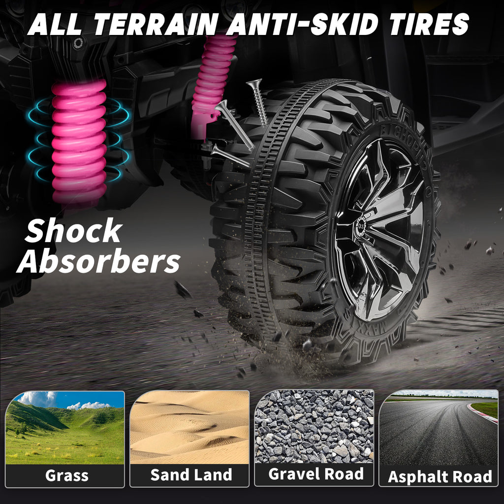 Sunnyfree Powerful ATV, 24-volt Riding Toys (Battery Charger Included)