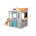 Sunnyfree Wooden Grocery Store Playhouse, Outdoor Playhouse with Juice Maker, Cash Register, Play Produce, Ages 3+