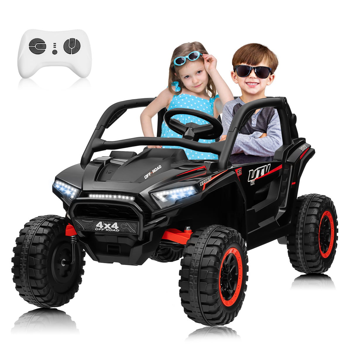 Sunnyfree Powerful ATV, Pink 24-volt Riding Toys (Battery Included)