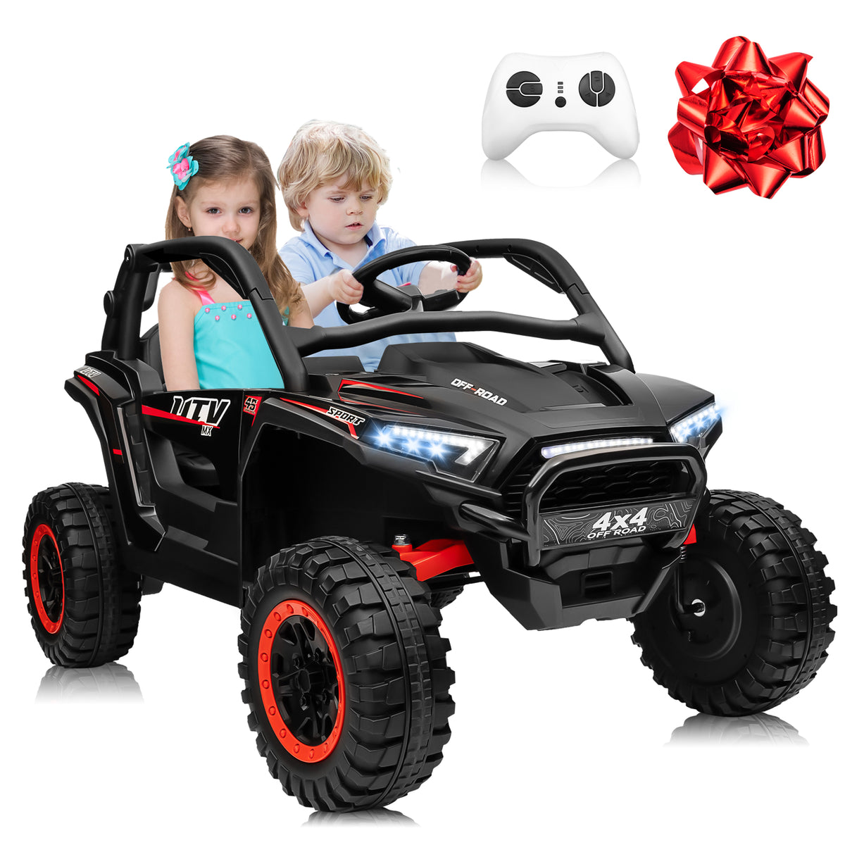 Sunnyfree Powerful ATV, Pink 24-volt Riding Toys (Battery Included)